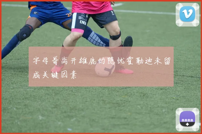 字母哥离开雄鹿的隐忧霍勒迪未留成关键因素